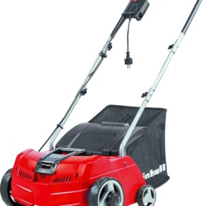 Einhell Elektrische Verticuteerder/Beluchter GC-SA 1231/1 - 1200 W - Voor gazons tot 300 m² - Tot 9 mm werkdiepte - 16 messen - 45 beluchtingsklauwen - 28 L opvangbak