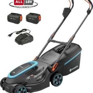 GARDENA PowerMax 37/36V P4A Ready-To-Use - Accu Grasmaaier - 37 cm - Incl. 2 Accu?s