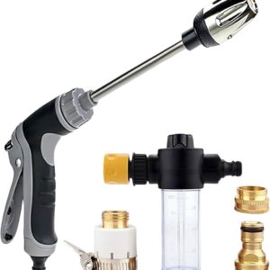 5stuks - turbowasher - turbo washer voor auto - - hoge druk reiniger - hogedrukreiniger accessoires - autowas pistool - autowaspistool tuinslangpistpol - tuinslang pistool - hogedruk waterpistool -hogedrukwaterpistool - met waterfles