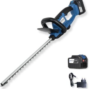 NovarGarden® Accu Heggenschaar NG2 - Snoeilengte: 51cm - Tandafstand: 16mm - Inclusief 1x Accu (4.0Ah) en Oplader