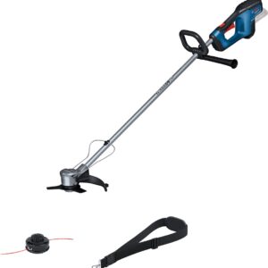 Bosch Professional GFR 18V-23 - Accu Bosmaaier - Inclusief Schouderriem - Spoel en lijn - Beschermkap - Handgreep - Plant Bescherming - Messenset - barrière balk
