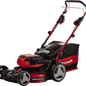 Einhell Professional Accu Grasmaaier GP-CM 36/47 S HW Li Kit - Power X-Change - 36 V/Li-ion - Maaibreedte: 47 cm - Aanbevolen gazonoppervlakte: tot 700 m² - Zelfrijdend - Mulching functie - Incl. 4x 4,0 Ah accu en 2x Twincharger