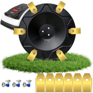 Messenplaat + 12 accessoires voor robotmaaier - geschikt voor GARDENA Smart Sileno City 600 / 250 / 400 / 500 / Sileno City 250 / 400 / 500 / 600 - robotmaaier messenplaat grasmaaier draaiplateau