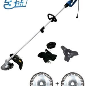 Borg Elektrische Bosmaaier 1200 Watt - 3 in 1 - inclusief 2 x onkruidborstel