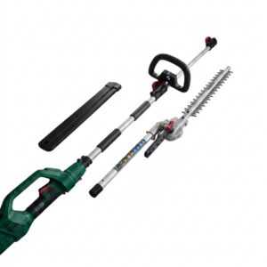 Parkside Telescopische Heggenschaar - Ideaal voor snoeien van heggen tot een hoogte van 3,5 m - Vermogen: 710 W - Meslengte: 41 cm - Takdikte: max. 15 mm - Aluminium buis met verlengstuk - Duurzaam kwaliteitsmes - Vrij verstelbare extra handgreep