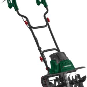 PARKSIDE® Elektrische tuinfrees 1500 W - Werkbreedte: ca. 29 cm / 40 cm - Werkdiepte: max. 20 cm - Voor comfortabel en rugvriendelijk losmaken van de bodem - 6 soepel lopende, speciaal geharde haksterren