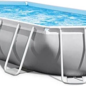 Intex Prism Oval frame zwembad - 503 x 274 x 122 cm - Opzetzwembad met filterpomp