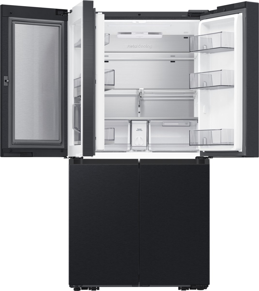Samsung RF65DG9H0EB1 - Amerikaanse koelkast - French door - Zwart - Touch screen - LED - Op de deur - Afbeelding 5