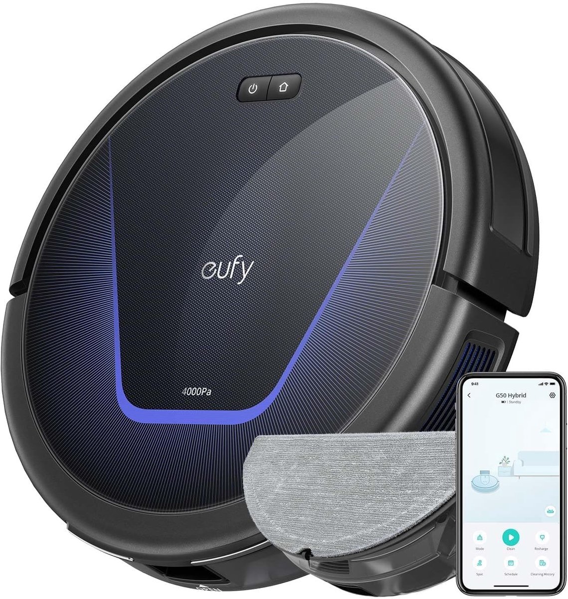 eufy Nieuw 2026 Robotstofzuiger met Dweil C28 Omni, HydroJet-zelfreinigende Dweilrol, Upgrade van X10 Pro, 15.000 Pa Zuigkracht, Alles-in-één - Afbeelding 5