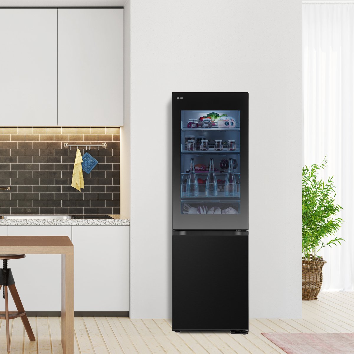 LG GBG5160CEV Vrijstaand 349 l Zwart - Afbeelding 5