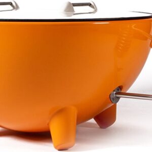 Weltevree | Dutchtub Original | Hottub Houtgestookt | Jacuzzi, Zwembad, Bad Voor Buiten | Oranje RAL 2000 | Polyester | Hottub voor Buiten | 600 Liter