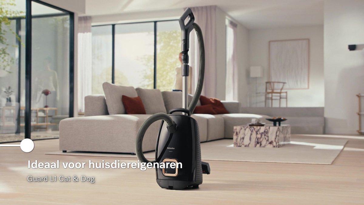 Miele Guard L1 Cat & Dog - Obsidiaanzwart - Stofzuiger met zak - Alle vloertype - 890W - Afbeelding 3
