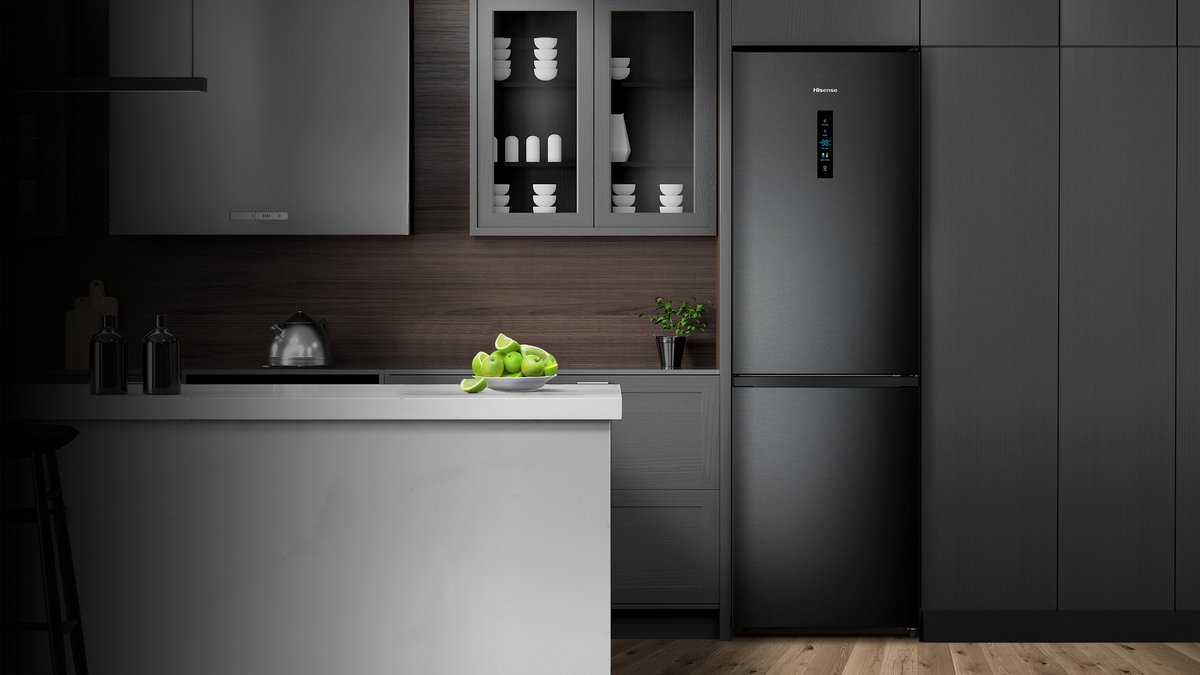 Hisense RB390N4BFC - Koel-vriescombinatie - 300 liter - No Frost - Inverter Compressor - Zwart - Energieklasse C - 35 dB - Super Cool & FastFreeze - Afbeelding 5