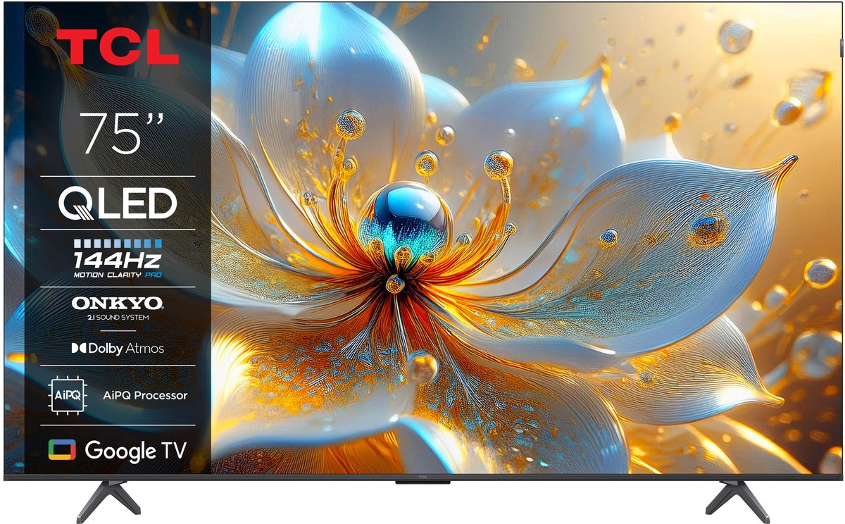 TCL 55T8C - 55 inch - 4K QLED - 144Hz - 2025 - Afbeelding 2