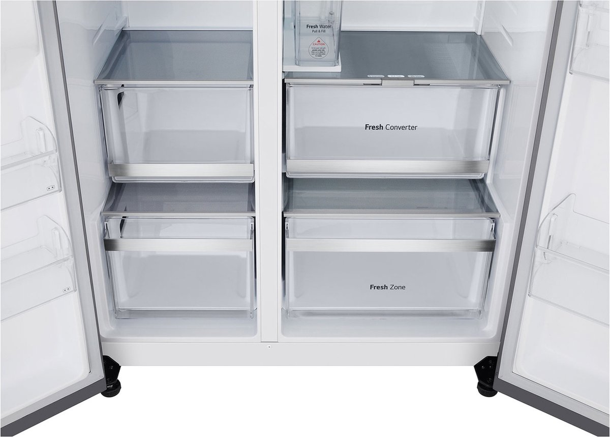 LG GSLE81PYBC Amerikaanse koelkast – 628L – Water- & ijsdispenser – WiFi LG ThinQ – Energieklasse C - Afbeelding 3
