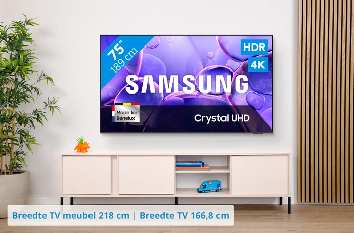 Samsung 75" Crystal UHD U8070F 4K (2025) - Afbeelding 5