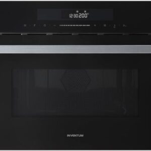 Inventum IMC3834GT - Inbouw combi-oven - Hetelucht - Magnetron - Grill - 34 liter - 38 cm hoog - Tot 220 graden - Zwart/RVS