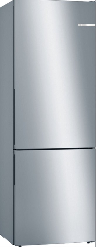 Bosch KGE49AICA - Serie 6 - Koelkast - Koel-vriescombinatie - Extra breed - RVS - Energielabel C - Houd je versproducten langer vers met VitaFresh