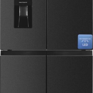 Frilec BONN-MD458-WS-040DDI - Amerikaanse koelkast - No-Frost - 5 Jaar Garantie - Dark Inox - 419 liter