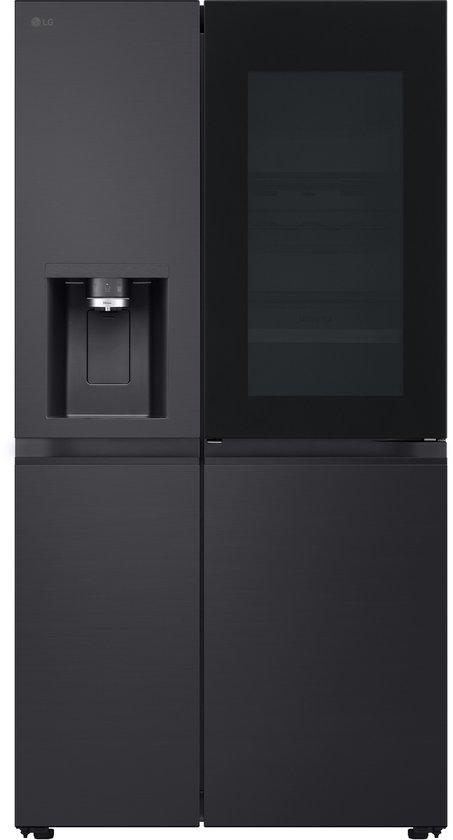 LG GSXE91EVAD - Amerikaanse koelkast - Zwart (blacksteel) - Waterreservoir - 628L
