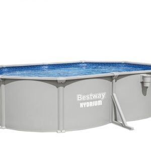 Bestway® Hydrium™ 5,00 m x 3,66 m x 1,22 m Ovale Bovengrondse Zwembad Set met Stalen Wanden