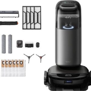 eufy Clean S1 Pro Robotstofzuiger + Vervangingssets All-in-One Station met dweilfunctie - Robot Vacuum -- 8.000 Pa Zuigkracht, Slimme