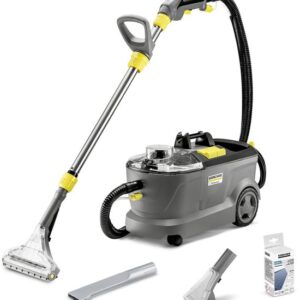 Kärcher Puzzi 10/1 Professional Sproei-extractie apparaat - Tapijtreiniger - Incl. vloermond en bekledingszuigmond - Reinigingsmiddel tabs 48 st.