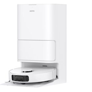 MOVA E40 Ultra – Robotstofzuiger en Dweil - 19.000 Pa Zuigkracht - Automatisch Leegstation met Hete Lucht Drogen - Slimme Navigatie &