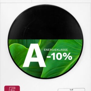 Inventum VWM8010W - Wasmachine - 8kg - 14 programma's - 1400 toeren - Energieklasse A-10% - Steam Clean - Stil: 72 dB - Wit/Zwart