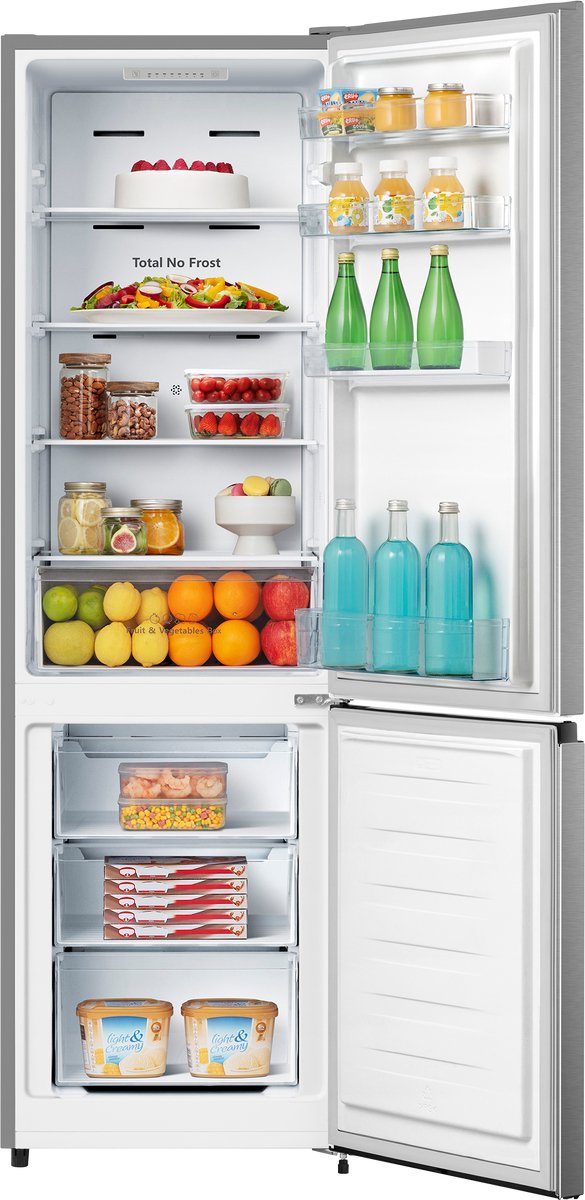 Hisense RB329N4ACE - Koel-vriescombinatie - Energielabel E - No-Frost - RVS - Multi Air Flow - Fast Freeze - 255 Liter - Afbeelding 4