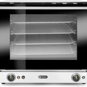 HENDI Heteluchtoven met vochtinjectie – 62L – 230V/2670W – 50-300°C – 4 trays – roestvrij staal
