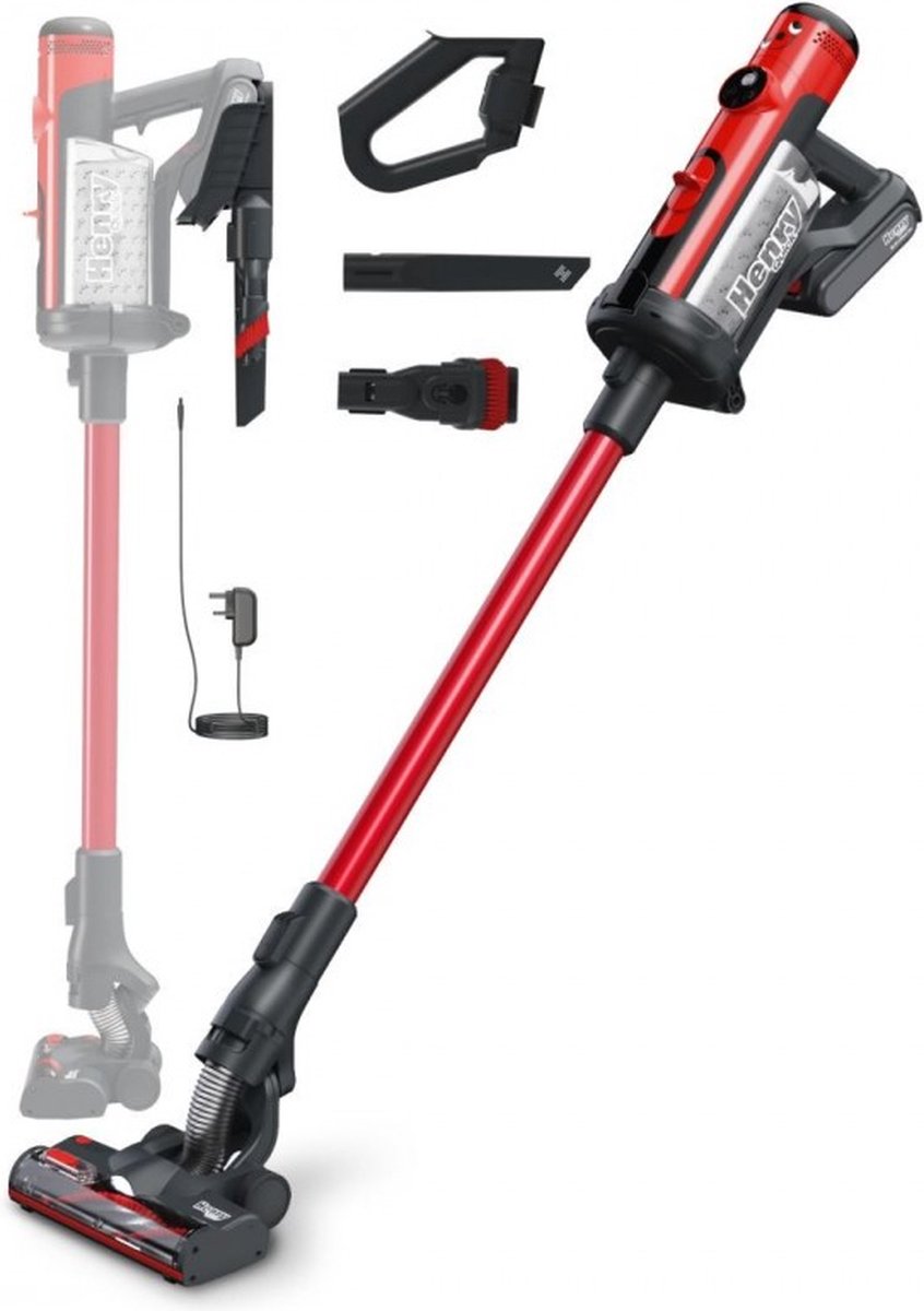 Numatic Hetty Quick Draadloze Steelstofzuiger HTY100P - Met zak - Roze - Afbeelding 2