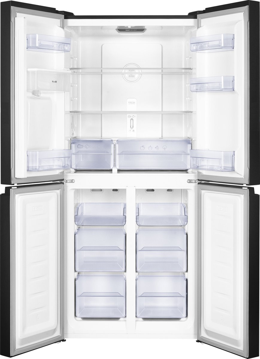 Frilec BONN-MD458-WS-040DDI - Amerikaanse koelkast - No-Frost - 5 Jaar Garantie - Dark Inox - 419 liter - Afbeelding 3