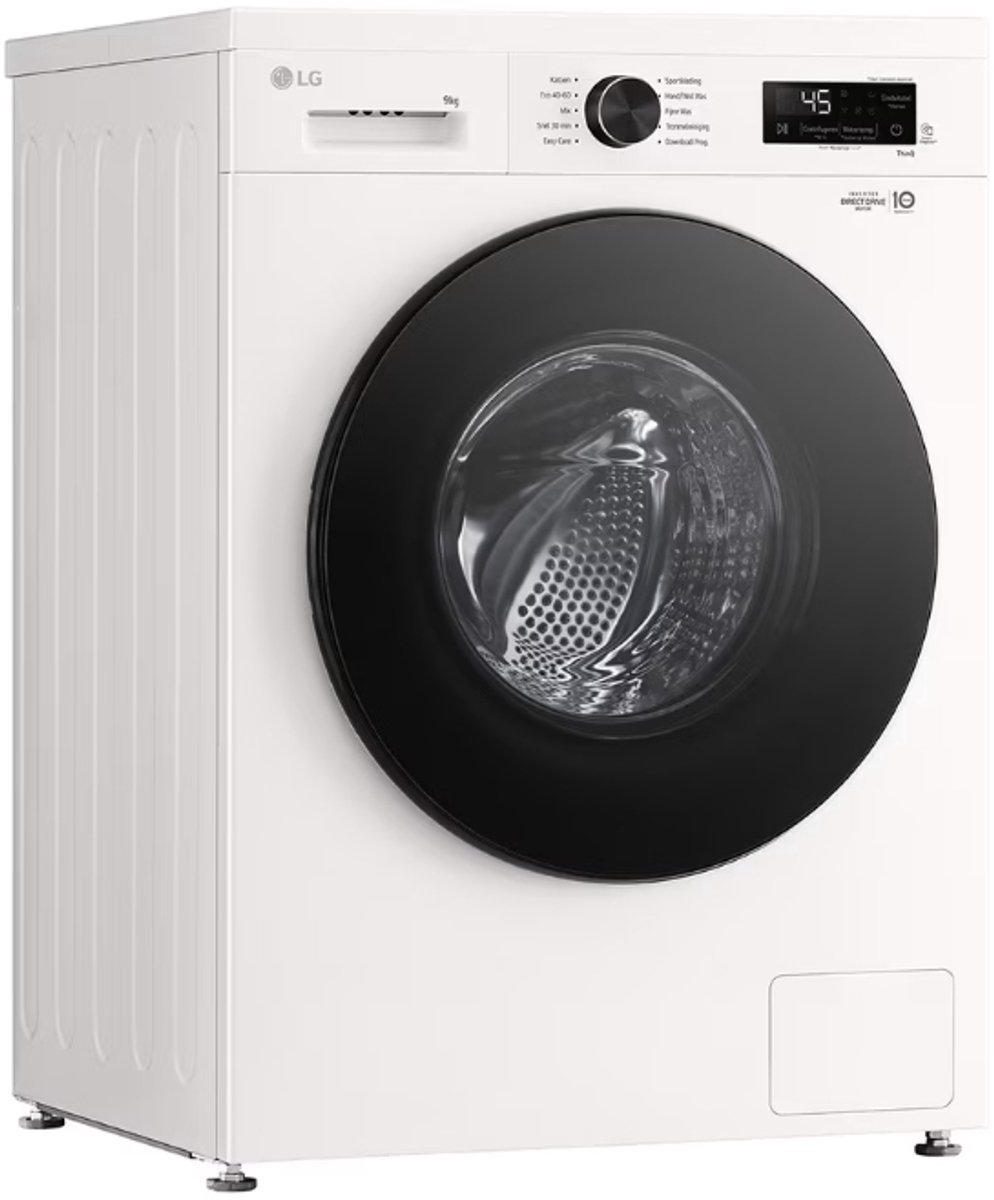LG F4X1009NWB wasmachine Voorlader 9 kg 1310 RPM Wit - Afbeelding 3