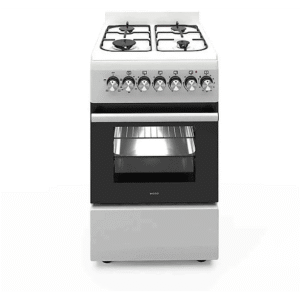 WIGGO WO-E505R(WW)  Fornuis  - Gas  - Gas / Netvoeding  - Breedte 50 cm
