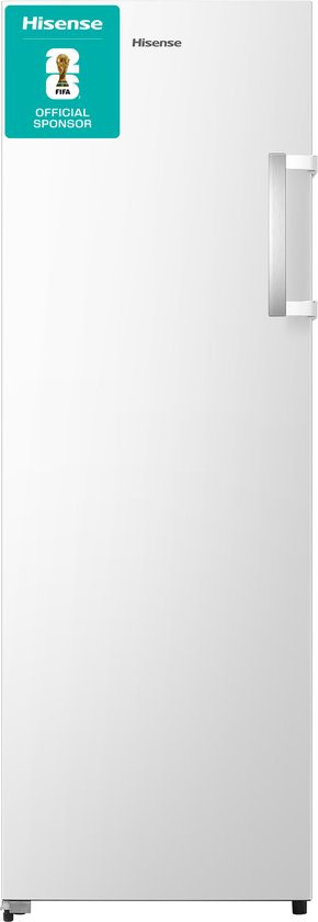 Hisense FV298N4AWC - Vrijstaande vriezer - No-Frost - 172 cm hoog - 240 liter - Energielabel C - Geschikt voor schuur tot -15°C - FastFreeze - LED