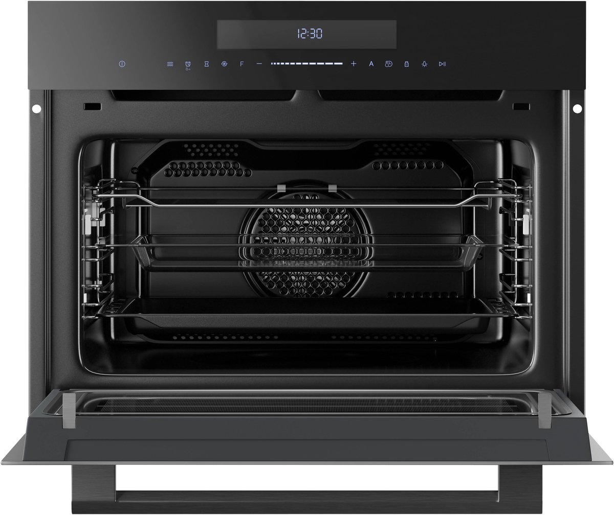 Inventum IMC4535GT - Inbouw combi-oven - Hetelucht - Magnetron - Grill - 50 liter - 45 cm hoog - Tot 250 graden - Zwart - Beste Koop Maart 2026 - Afbeelding 4