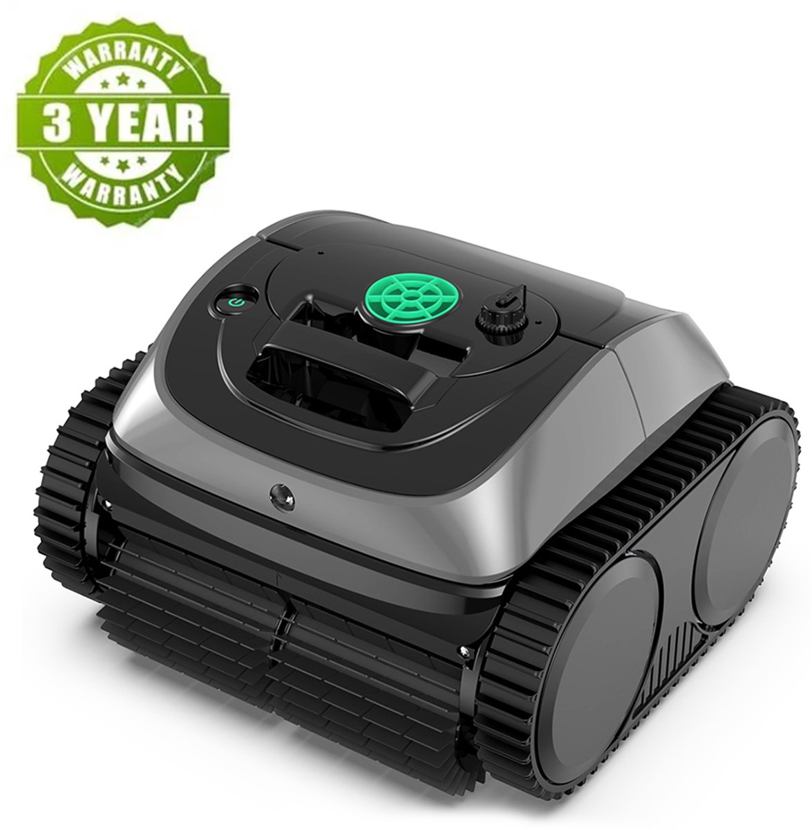 WYBOT C1 draadloze robot zwembadreiniger, 150min looptijd, wandklimmen, intelligente routeplanning, APP-bediening, voor zwembaden tot 1.615 m²