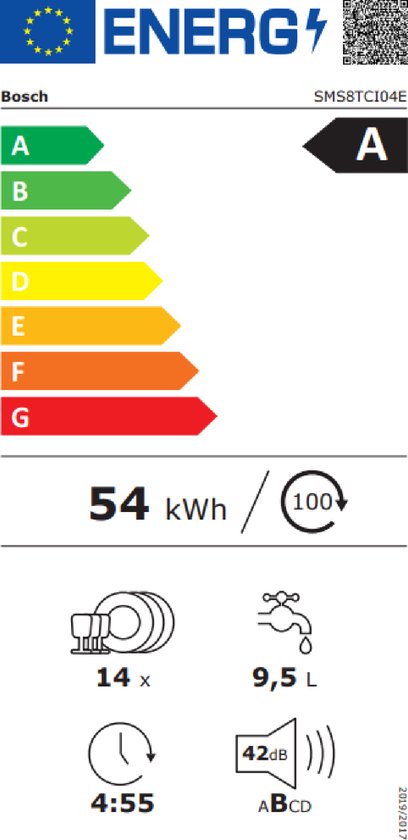 Bosch SMS8TCI04E - Serie 8 - Vaatwasser Vrijstaande vaatwasser - 60 cm - PerfectDry met zeolith: perfecte droogresultaten met een laag - Afbeelding 2