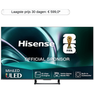 HISENSE 55U72Q - Ultra HD 4K - Mini-led-tv - 55 inch - 2025