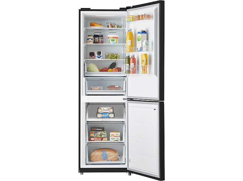 INVENTUM KV1850B Koel-vriescombinatie - Vrijstaand - Breedte 59,5 cm - Hoogte 185 cm - 216 l