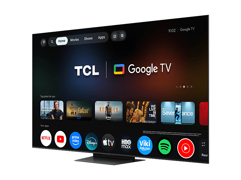 TCL 55C7L SQD - Ultra HD 4K - Mini-led-tv - 55 inch - 2026 - Afbeelding 3