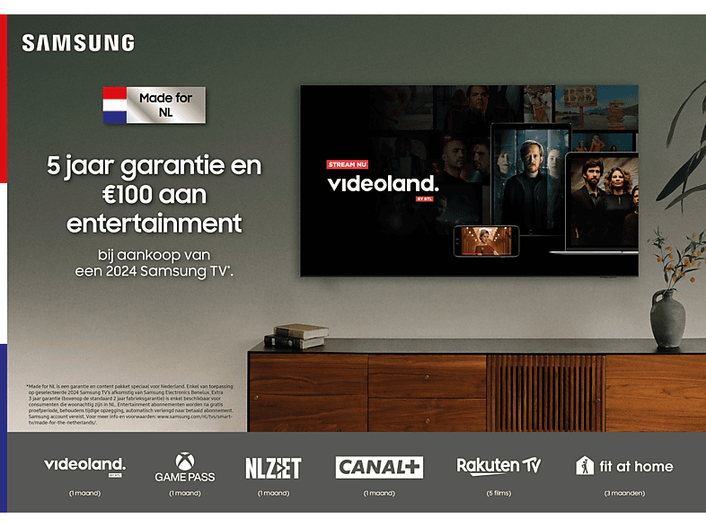 SAMSUNG 85DU8000 - Ultra HD 4K - Led-tv - 85 inch - 2024 - Afbeelding 2