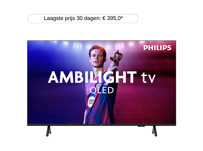 PHILIPS 43PUS8500/12 - Ultra HD 4K - QLED-tv - 43 inch - 2025