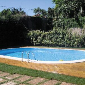 Intergard Inbouw zwembad 600x320cm - Ovale tuin zwembad met installatie