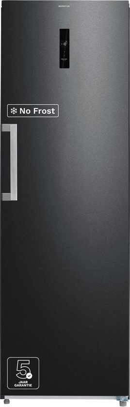 Inventum VR1850B No Frost kastmodel vriezer energiezuinig - 272 liter - 185 cm hoog - Supervriezen - Superkoelen - Energielabel C - Ledverlichting