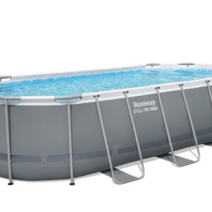 Bestway Power Steel - Opzetzwembad inclusief filterpomp en accessoires - 549 x 274 x 122 cm - Rechthoekig