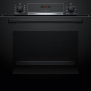 Bosch HBA514BB3 - Serie 4 - Inbouwoven - 71 l - A+ - Zwart - Eenvoudig te reinigen met hydrolyse - Zwart