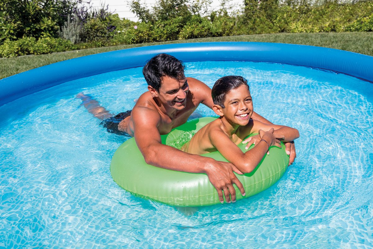 Intex Easy Set Pool Set - Opblaaszwembad - Ø 457 x 122 cm met filterpomp - Afbeelding 3