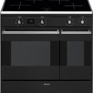 SMEG CG92IANT9 - Inductiefornuis - 90 cm - Vrijstaand - Antraciet